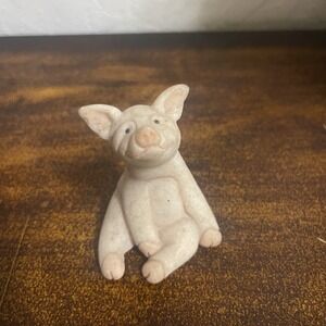Vintage Quarry Critters Pixy Pig Second Nature Design 2.5"